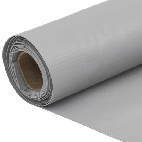 Balkonscherm 600x120 cm PVC grijs 5