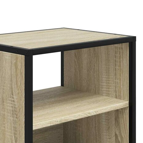 Nachtkastje wandgemonteerd 40x31x39,5 cm sonoma eikenkleurig 9
