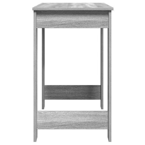 Bureau 100x45x75 cm bewerkt hout grijs sonoma eikenkleurig 6
