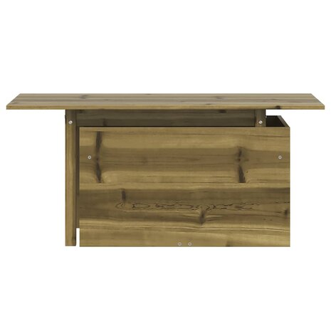 Tuintafel 100x50x75 cm geïmpregneerd grenenhout 5