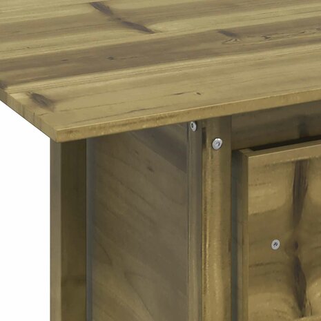 Tuintafel 100x50x75 cm geïmpregneerd grenenhout 9