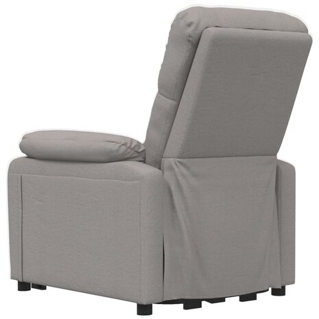 Massagestoel elektrisch stof taupe 6