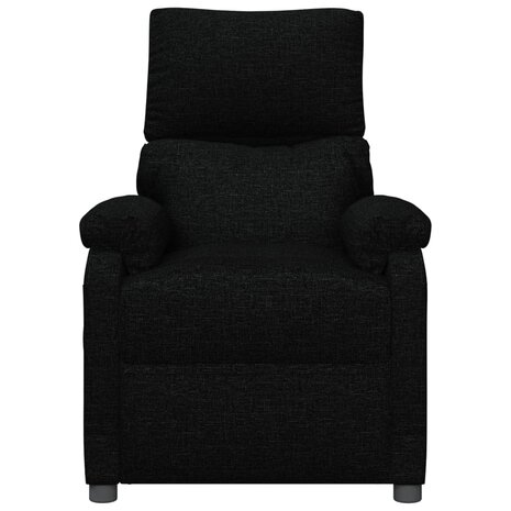 Massagestoel elektrisch stof zwart 4