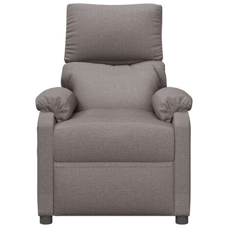 Massagestoel elektrisch stof taupe 4