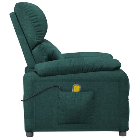 Massagestoel stof donkergroen 4