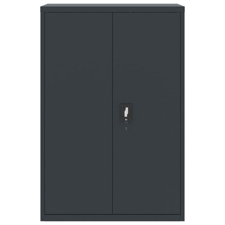 Archiefkast 90x40x140 cm staal antracietkleurig 3