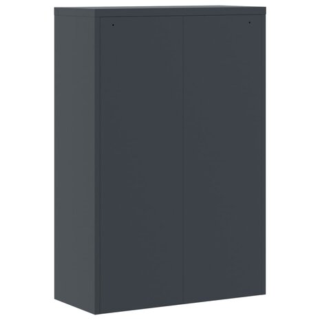 Archiefkast 90x40x140 cm staal antracietkleurig 6