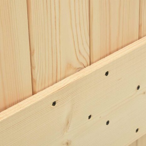 Schuifdeur met beslag 70x210 cm massief grenenhout 7