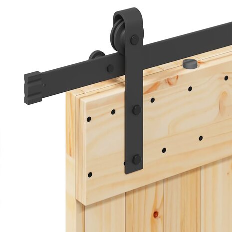Schuifdeur met beslag 70x210 cm massief grenenhout 5