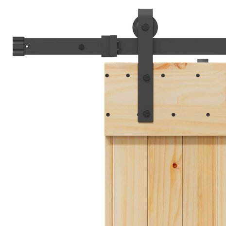 Schuifdeur met beslag 70x210 cm massief grenenhout 6