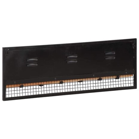 Wandkapstok 90x11x30 cm massief mangohout mango 3