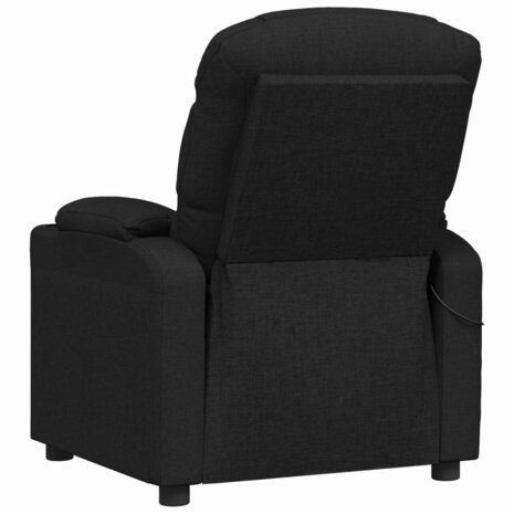 Massagestoel elektrisch stof zwart 5