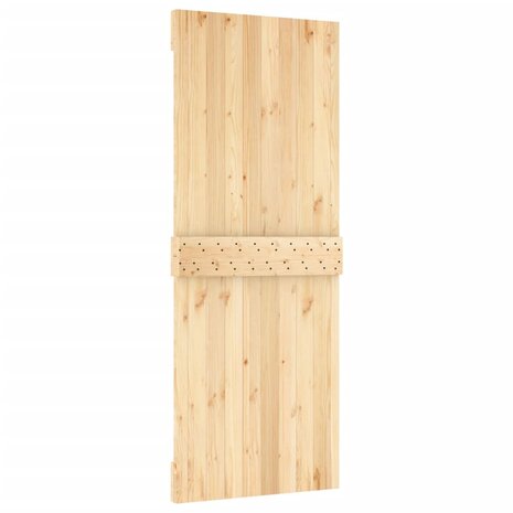 Schuifdeur met beslag 80x210 cm massief grenenhout 5