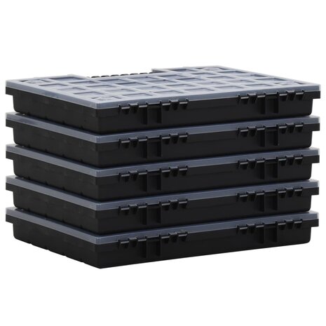 Assortimentsdozen 5 st 40x30x5 cm polypropeen 4