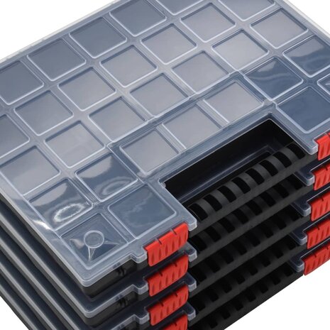 Assortimentsdozen 5 st 40x30x5 cm polypropeen 5