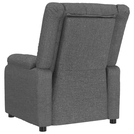 Massagestoel elektrisch stof donkergrijs 6