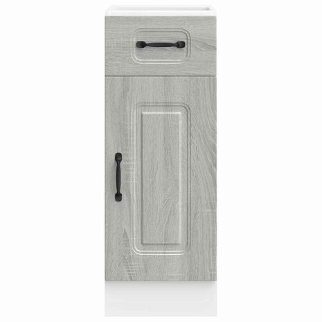 Keuken onderkast Kalmar bewerkt hout grijs sonoma eiken 4
