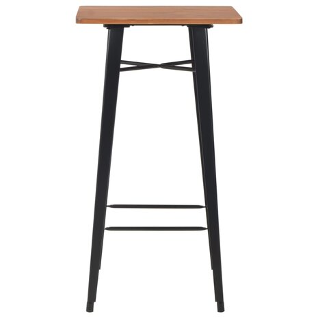 3-delige Barset staal bruin zwart 3