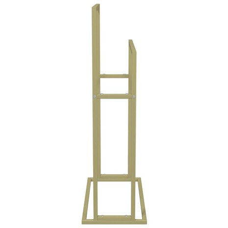 Handdoekenrek vrijstaand 48x24x78,5 cm ijzer goudkleurig 4