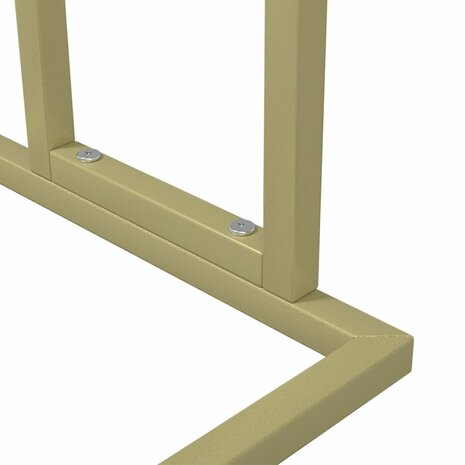 Handdoekenrek vrijstaand 48x24x78,5 cm ijzer goudkleurig 6