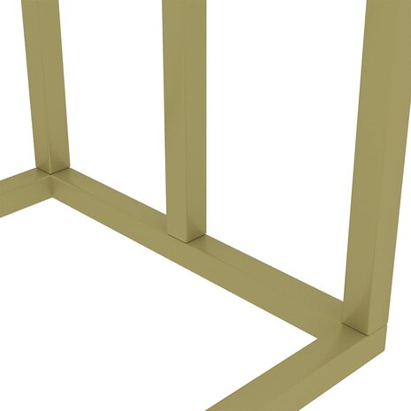 Handdoekenrek vrijstaand 48x24x79 cm ijzer goudkleurig 6