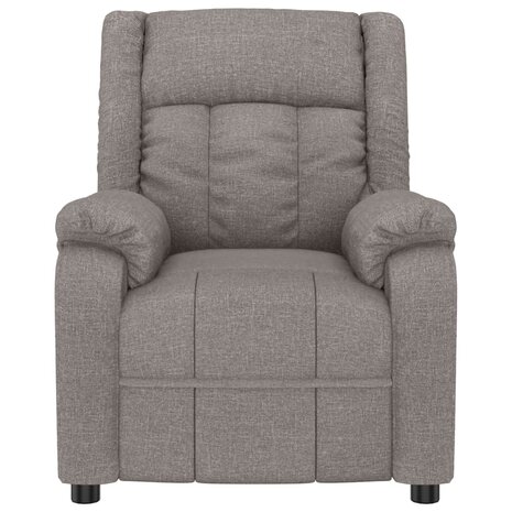 Massagestoel elektrisch stof taupe 4