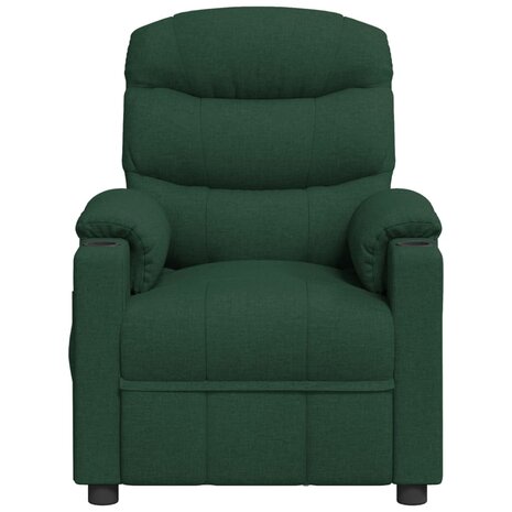 Massagestoel stof donkergroen 3