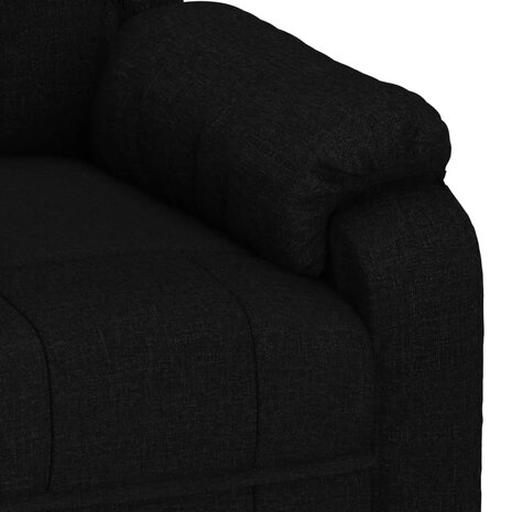 Massagestoel stof zwart 7