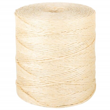 Touw 2 mm 600 m 100% sisal 2