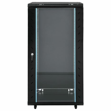Netwerkkast 22U 19" IP20 60x60x120 cm zwart 3