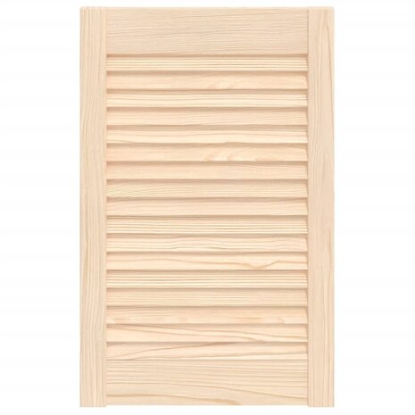 Kastdeur met lamellen 61,5x39,4 cm massief grenenhout 2
