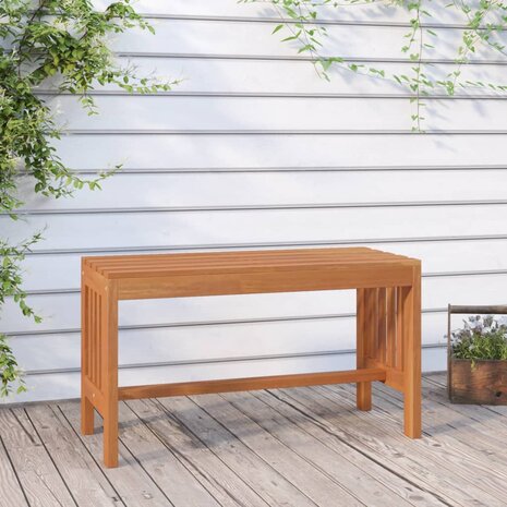 Tuinbank 80 cm massief eucalyptushout 1