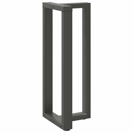 Bartafelpoten 2 st T-vormig 40x35x(100-101) cm staal antraciet 4