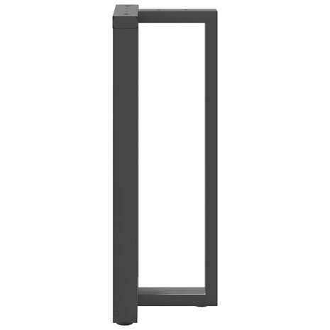 Bartafelpoten 2 st T-vormig 40x35x(100-101) cm staal antraciet 5