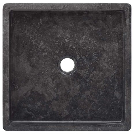 Gootsteen 40x40x10 cm marmer zwart 4