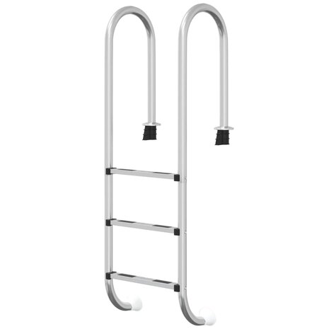 Zwembadladder 54x38x158 cm 304 roestvrijstaal 2