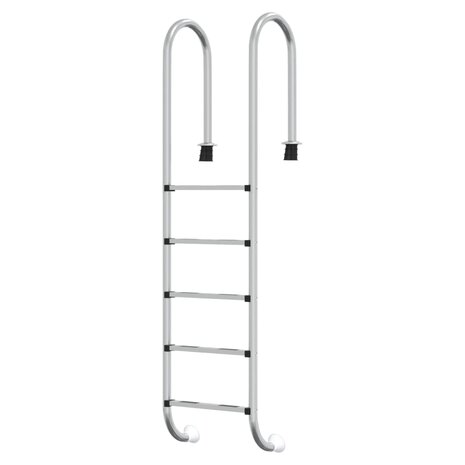 Zwembadladder 54x38x211 cm 304 roestvrij staal 2