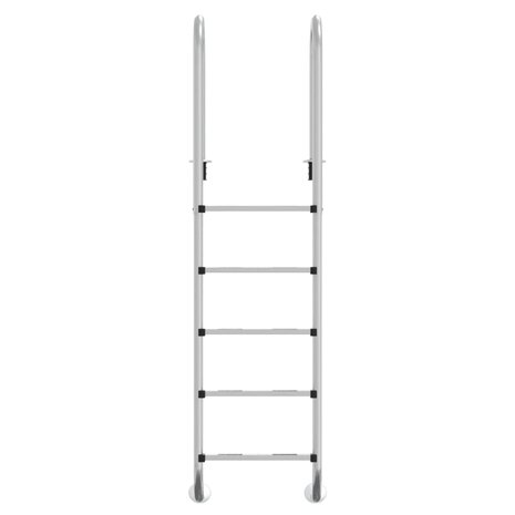 Zwembadladder 54x38x211 cm 304 roestvrij staal 3
