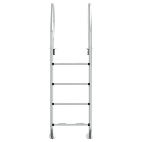 Zwembadladder 54x38x184,5 cm 304 roestvrij staal 3
