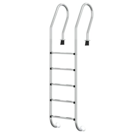 Zwembadladder 54x38x211 cm 304 roestvrij staal 2