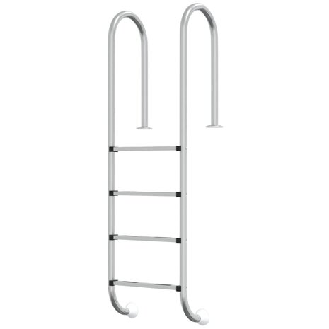 Zwembadladder 54x38x184,5 cm 304 roestvrij staal 2