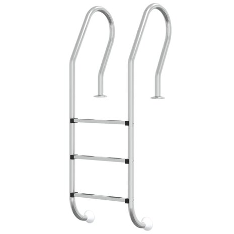 Zwembadladder 54x38x158 cm 304 roestvrijstaal 2