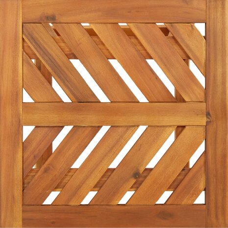 Bijzettafel 45x45x60 cm massief acaciahout 6