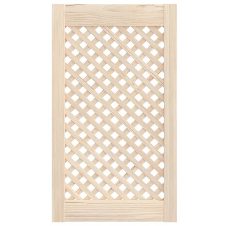 Kastdeuren met latwerk 2 st 39,5x69 cm massief grenenhout 3