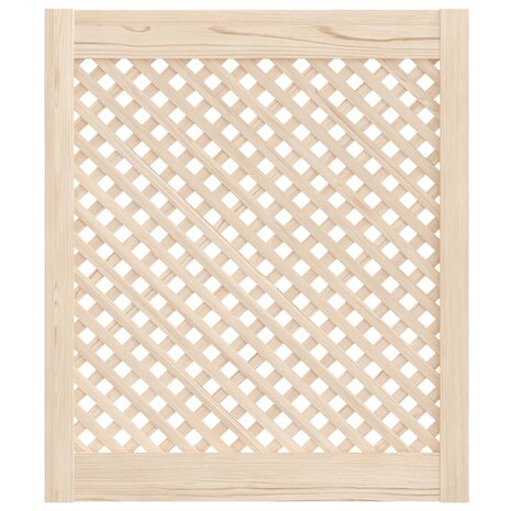 Kastdeuren met latwerk 2 st 59,5x69 cm massief grenenhout 3