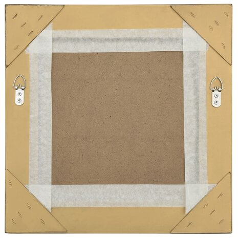 Wandspiegel barok stijl 40x40 cm goudkleurig 4