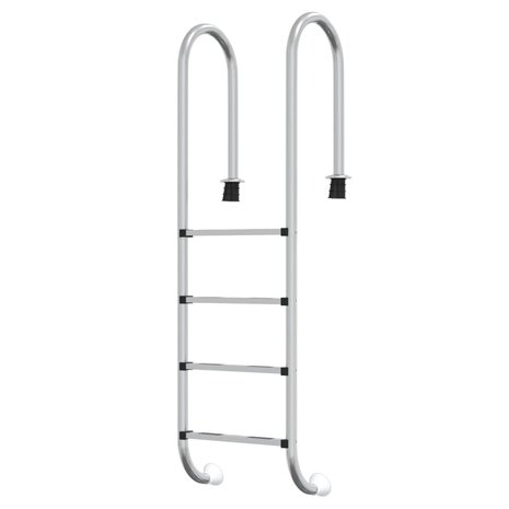 Zwembadladder 54x38x184,5 cm 304 roestvrij staal 2