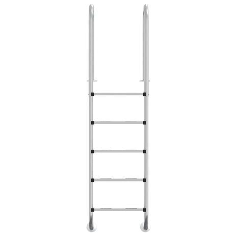 Zwembadladder 54x38x211 cm 304 roestvrij staal 3