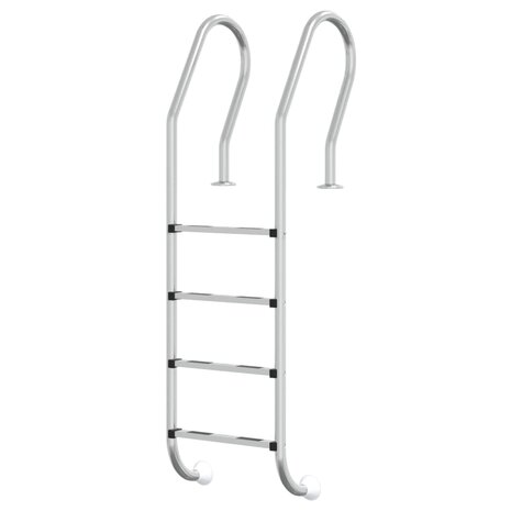 Zwembadladder 54x38x184,5 cm 304 roestvrij staal 2