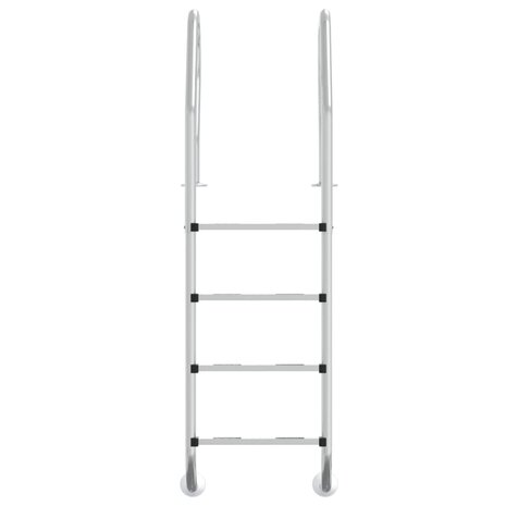 Zwembadladder 54x38x184,5 cm 304 roestvrij staal 3